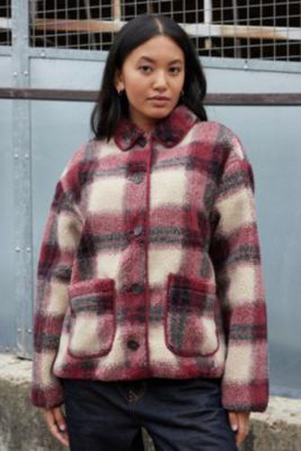 Check Fleece Jacket XS at Urban Outfitters - BDG - Modalova