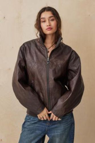 Frances Faux Leather Bomber Jacket - L at Urban Outfitters - BDG - Modalova