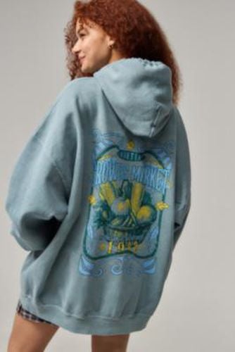 UO Growers Markert Hoodie - Dark Turquoise S/M at - Urban Outfitters - Modalova