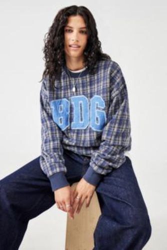 Check Sweatshirt - XS at Urban Outfitters - BDG - Modalova