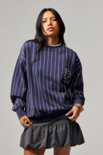 Iets frans. Pinstripe Sweatshirt - Navy XS at Urban Outfitters - iets frans... - Modalova