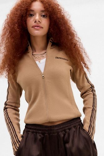 Iets frans. Camel Trip Stripe Track Top - Sand XS at Urban Outfitters - iets frans... - Modalova