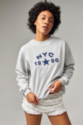 UO Grey NYC 1990 Sweatshirt - Grey XS at - Urban Outfitters - Modalova