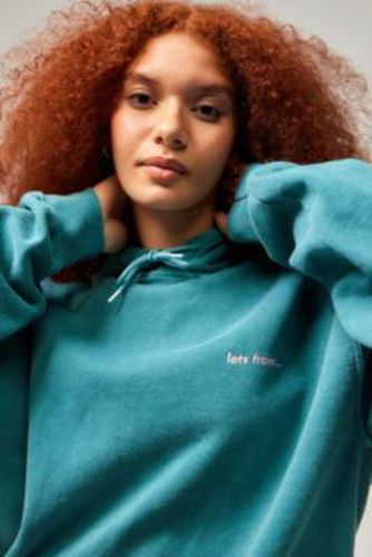 Iets frans. Deep Teal Hoodie - XS at Urban Outfitters - iets frans... - Modalova