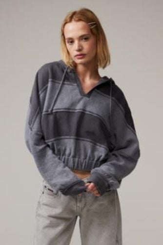 BDG Leanne Cropped Hoodie - Black XL at - Urban Outfitters - Modalova