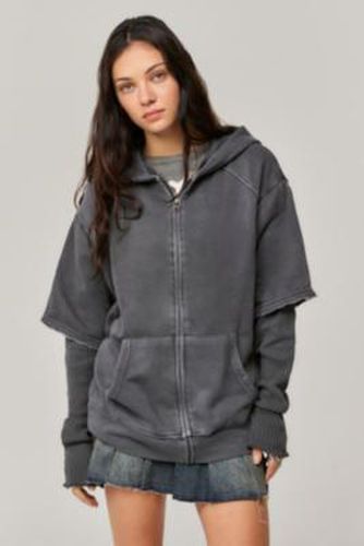 Jaycee Double Layer Hoodie - XS at Urban Outfitters - BDG - Modalova