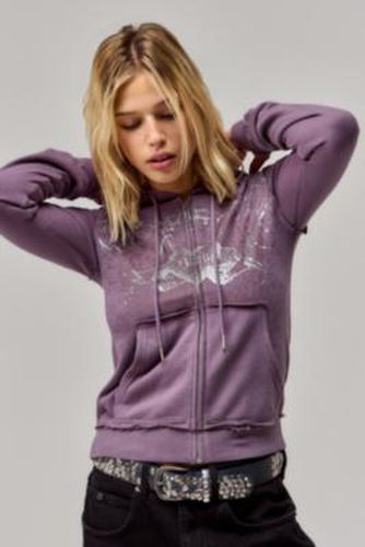 Avril Zip-Up Hoodie - XS at Urban Outfitters - Silence + Noise - Modalova