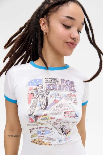 T-shirt ringer bébé UO Evil Knievel par en taille: XS - Urban Outfitters - Modalova