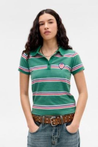 Stripe Shrunken Rugby T-Shirt - XS at Urban Outfitters - BDG - Modalova