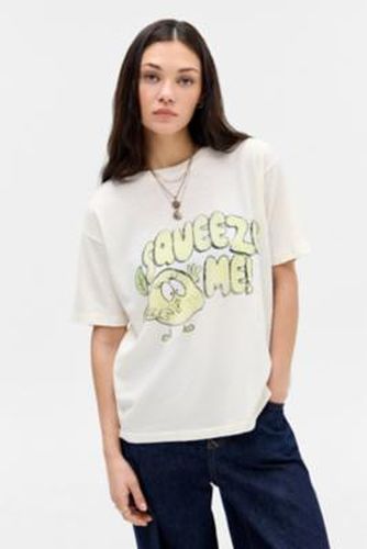 UO Squeeze Me Hemp Boyfriend T-Shirt - White XS at - Urban Outfitters - Modalova