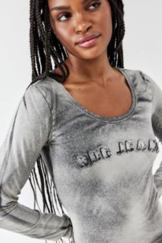 Applique Long Sleeve Top - Grey XS at Urban Outfitters - BDG - Modalova