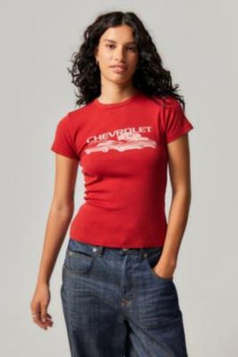 UO Chevrolet Baby T-Shirt - Red XS at - Urban Outfitters - Modalova