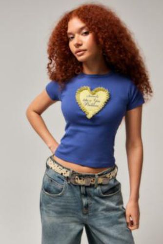 You Problem Baby T-Shirt - Navy XS at Urban Outfitters - Kimchi Blue - Modalova