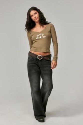 NYC Applique Long Sleeve T-Shirt - XS at Urban Outfitters - BDG - Modalova