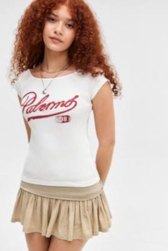 UO Palermo Slash Neck T-Shirt - XS at - Urban Outfitters - Modalova