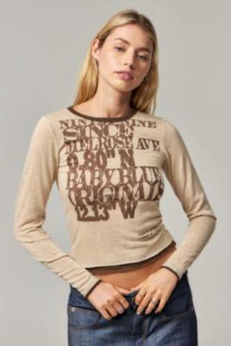 Stamp Print T-Shirt - XS at Urban Outfitters - BDG - Modalova