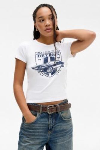 UO Motor Club Detroit Baby T-Shirt - XS at - Urban Outfitters - Modalova