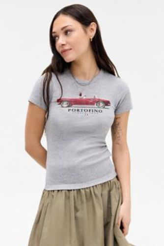 UO Portofino Car Short Sleeve Baby T-Shirt - Grey M at - Urban Outfitters - Modalova