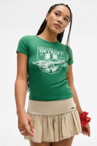 UO Motor Club Detroit Baby T-Shirt - XS at - Urban Outfitters - Modalova