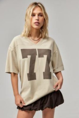 UO 77 Sporty Jersey T-Shirt - L/XL at - Urban Outfitters - Modalova