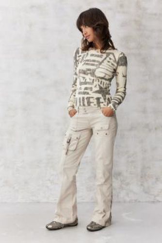 UO Pop Queen Glitch Long Sleeve T-Shirt XL at - Urban Outfitters - Modalova