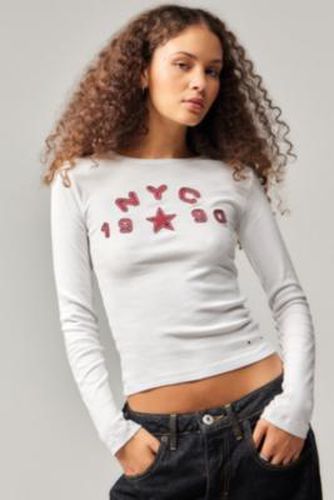 NYC 1990 Long-Sleeved T-Shirt - XS at Urban Outfitters - BDG - Modalova