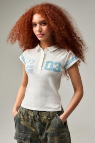 Graphic Cropped Polo Shirt - XS at Urban Outfitters - BDG - Modalova