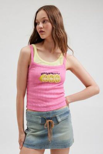 UO Bittersweet Pointelle Cami - XS at - Urban Outfitters - Modalova