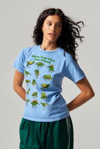 UO Dino T-Shirt - Blue M/L at - Urban Outfitters - Modalova