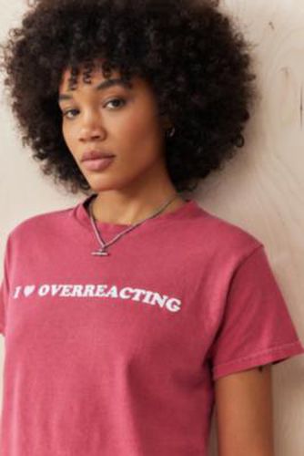 UO Overreacting Slogan T-Shirt - M/L at - Urban Outfitters - Modalova