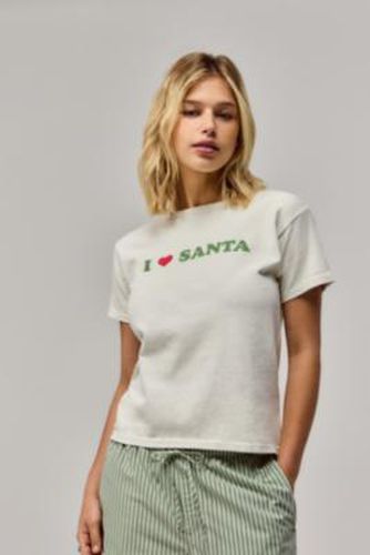 UO I Love Santa Relaxed T-Shirt - M/L at - Urban Outfitters - Modalova