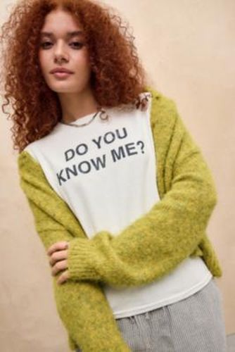 UO Do You Know Me Relaxed T-shirt - M/L at - Urban Outfitters - Modalova