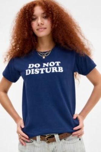 UO Do Not Disturb T-Shirt - Navy M/L at - Urban Outfitters - Modalova