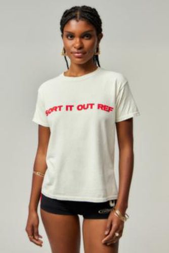 UO Sort It Out Ref T-Shirt - All white M/L at - Urban Outfitters - Modalova