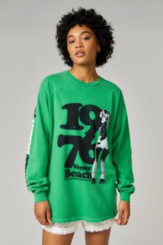 UO 1976 Venice Beach Long-Sleeved T-Shirt - Green S/M at - Urban Outfitters - Modalova