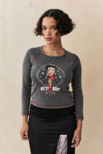 UO Betty Boop Star Top - Grey XS at - Urban Outfitters - Modalova