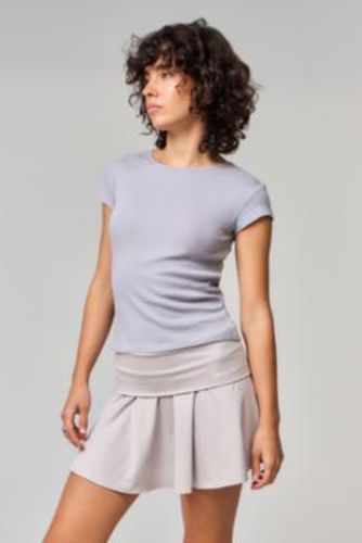 Iets frans. Folded Waist Mini Skirt - Light Grey 2XS at Urban Outfitters - iets frans... - Modalova