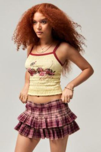 Tilly Flannel Mini Skort - L at Urban Outfitters - Kimchi Blue - Modalova