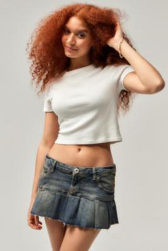 Kara Denim Mini Kilt - Vintage Denim Medium L at Urban Outfitters - BDG - Modalova