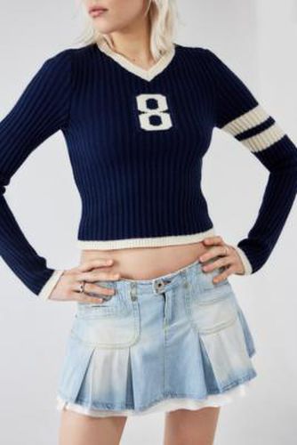 UO Ruby Rara Denim Mini Skirt - 2XS at - Urban Outfitters - Modalova