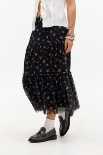 Lena Mesh Prairie Maxi Skirt - 2XS at Urban Outfitters - Kimchi Blue - Modalova