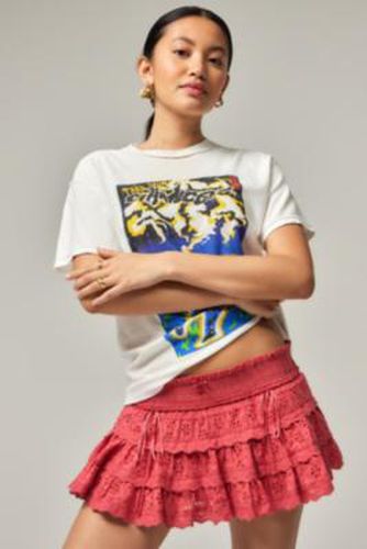 UO Willow Broderie Mini Skirt - Red 2XS at - Urban Outfitters - Modalova