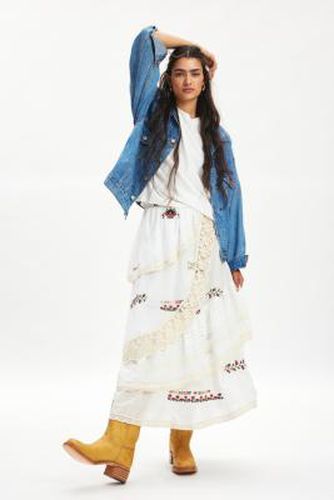 Cecilia Tiered Maxi Skirt - XS at Urban Outfitters - Kimchi Blue - Modalova