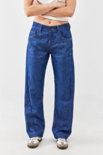 Jet Twisted Straight Leg Blue Jeans - Vintage Denim Dark 24W 32L at Urban Outfitters - BDG - Modalova