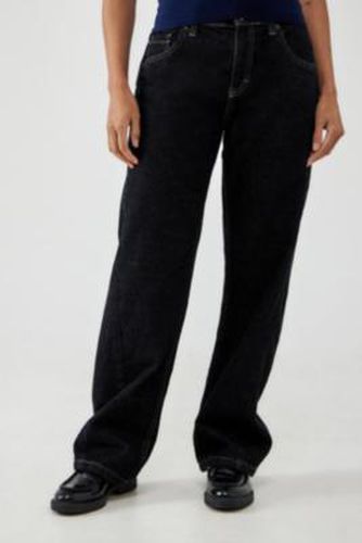 Jet Twisted Straight Leg Black Jeans - Black 26W 32L at Urban Outfitters - BDG - Modalova