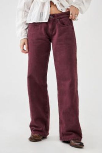 Kayla Lowrider Burgundy Jeans 24W 32L at Urban Outfitters - BDG - Modalova