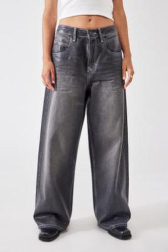 Jaya Baggy Grunge Coated Jeans - Black 24W 32L at Urban Outfitters - BDG - Modalova