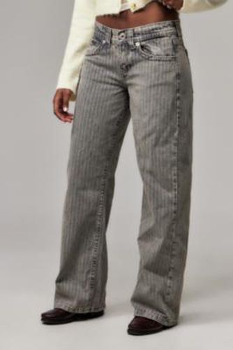 Kayla Lowrider Grey Stripe Jeans - Grey 26W 32L at Urban Outfitters - BDG - Modalova