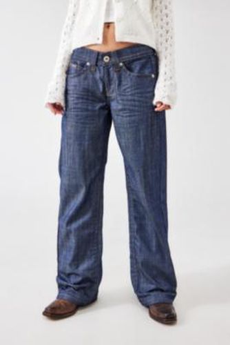 Kayla Lowrider Raw Jeans - Rinsed Denim 24W 32L at Urban Outfitters - BDG - Modalova