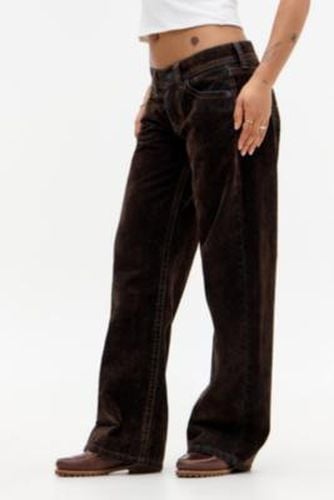 Kayla Lowrider Denim Flocked Jeans - 24W 32L at Urban Outfitters - BDG - Modalova